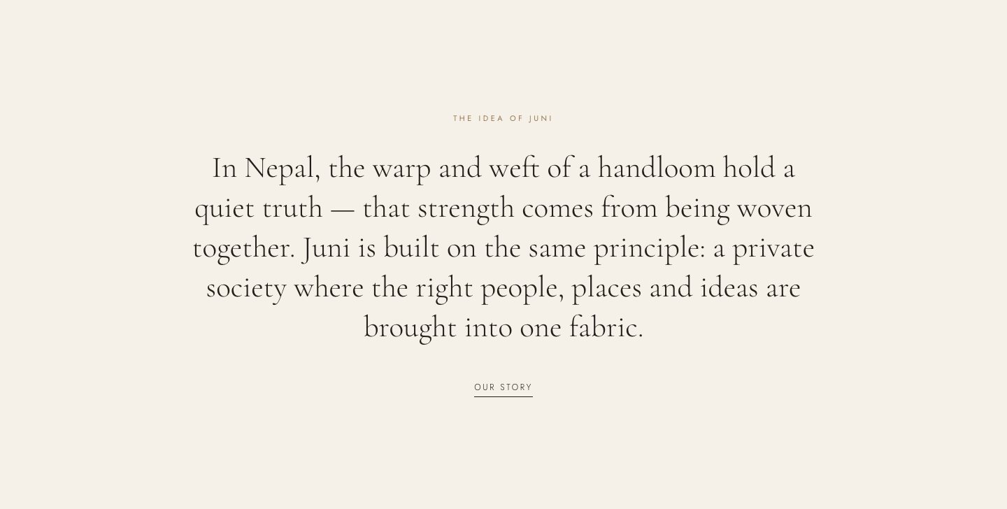 The handloom idea, Home