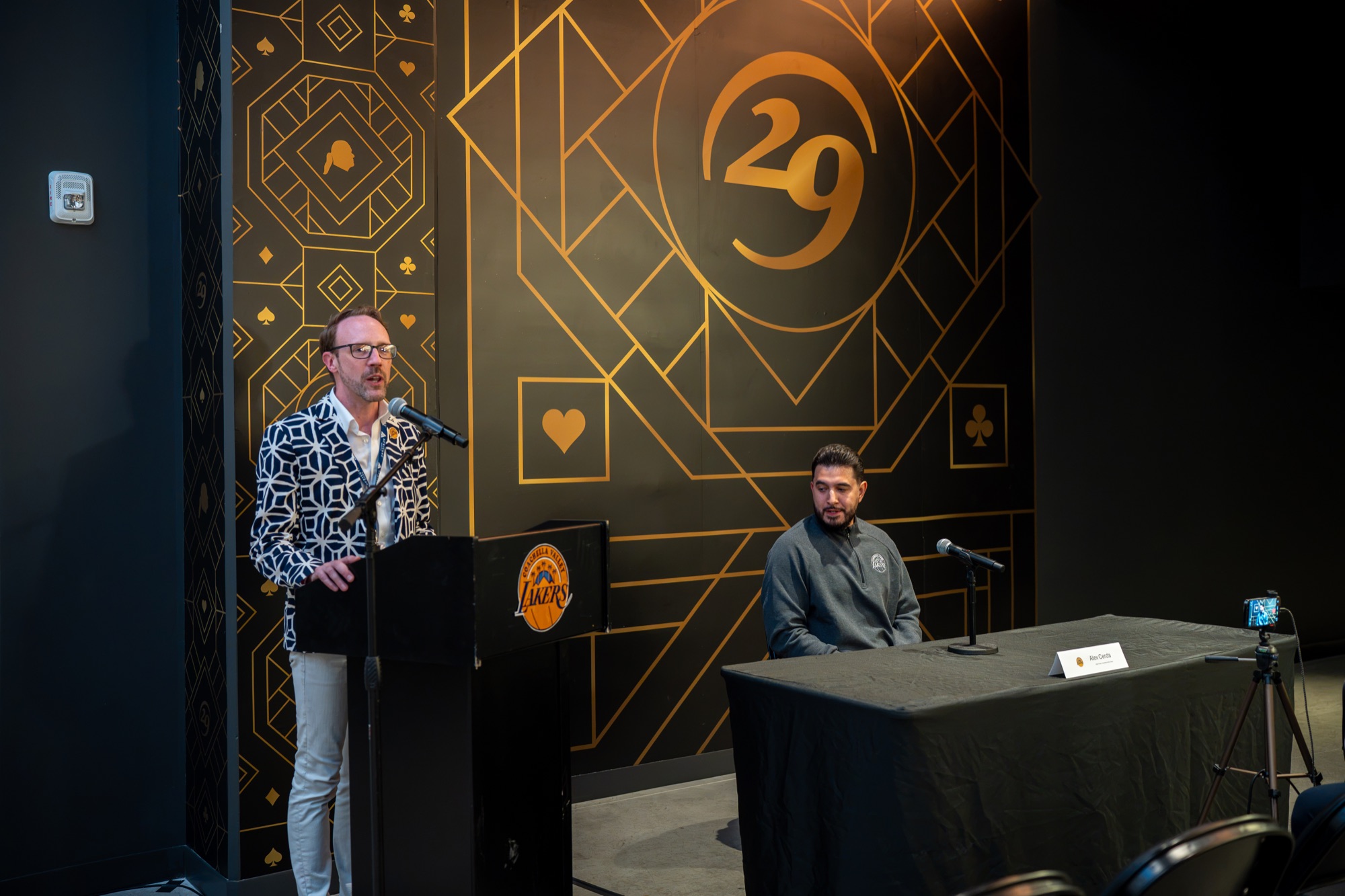 Press conference at Spotlight 29
