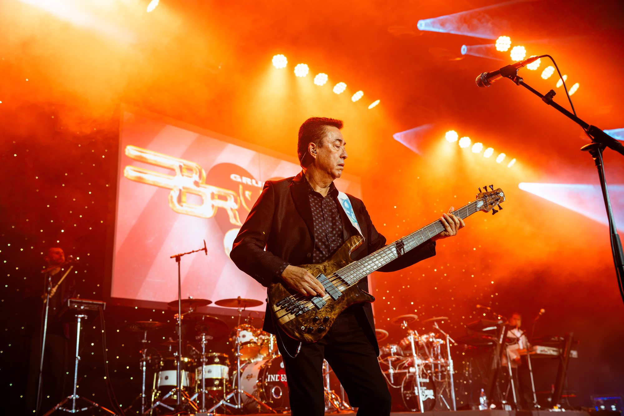 Live on stage